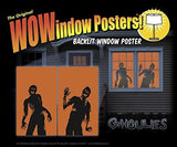 Wowindow Posters Siluetas De Ghoulies Halloween Window