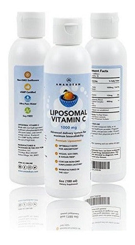 Suplemento Liposomal de Vitamina C 1000mg Antioxidante Líquido