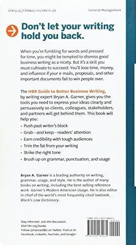 Guía Hbr Para Una Mejor Escritura Comercial serie De Guías