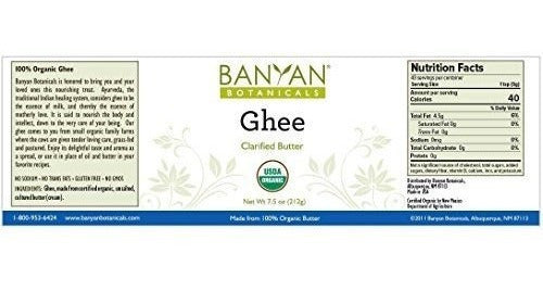 Banyan Botanicals Ghee - Orgánico Certificada - De Vacas