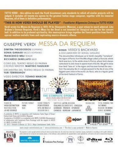 Verdi: Messa Da Requiem [blu-ray]
