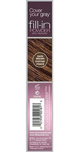 para cabello   Gris  Marrón Oscuro, 0.24 Onzas