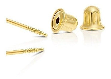 zarcillos  De Nudo De Amor De Oro Amarillo 14k Para Mujer