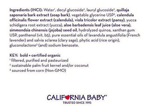 Champú Y Gel De Baño Calmante - 8.5 Oz - Líquido