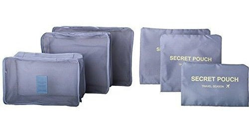 Organizador de equipaje de viaje de 7 piezas