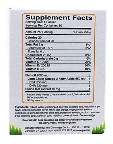 Suplementos de Coromega Kids Omega 3