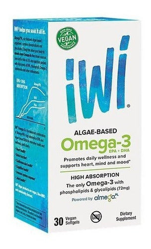 Omega-3 Epa Dha, De Origen Vegetal, 850 Mg De Aceite