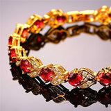 U7 Mujeres Moda Cristal Piedra De Nacimiento Joyas