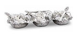 Arthur Court Designs Servidor De Aluminio 3 Senos