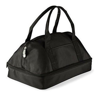 Picnic Aislado Cazuela Tote, Negro