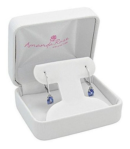 Aretes Genuinos De Tanga Con Espalda De Palanca En Plata