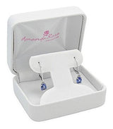 Aretes Genuinos De Tanga Con Espalda De Palanca En Plata