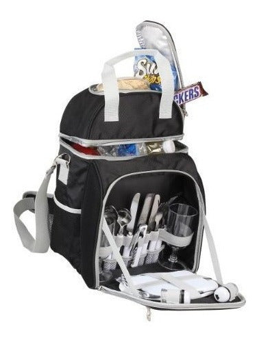 Bolso para camping Enfriador con dos Set