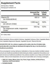Magnesio De Calcio Con Vitamina  300 Tabletas