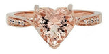 14k Rose Gold - Anillo De Compromiso