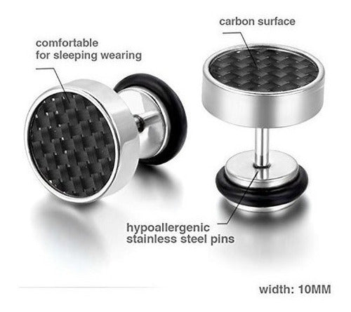 Oidea 6 Unids 10 Mm De Acero Inoxidable De Carbono Hombres