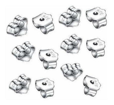 50 Piezas Auténticas Pendientes De Seguridad De Aretes De