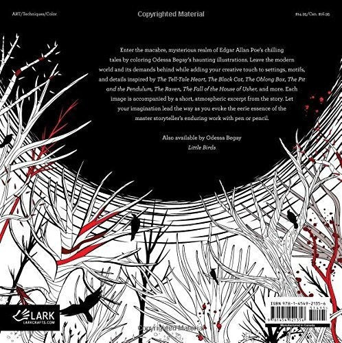 Edgar Allan Poe Un libro para colorear para adultos