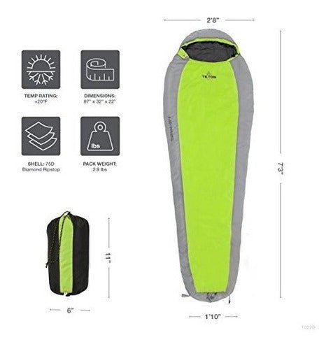 Saco de dormir para momias ultraligero