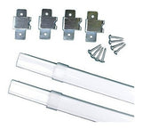Dos Barras De Tornillo Kirsch Flash Para Puertas Y Laterales