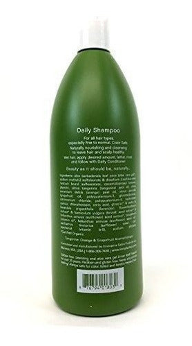 Champú de uso diario Loma Hair Care, naranja / mandarina, 33.8 Fl Fl.