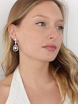 Pendientes colgantes de boda