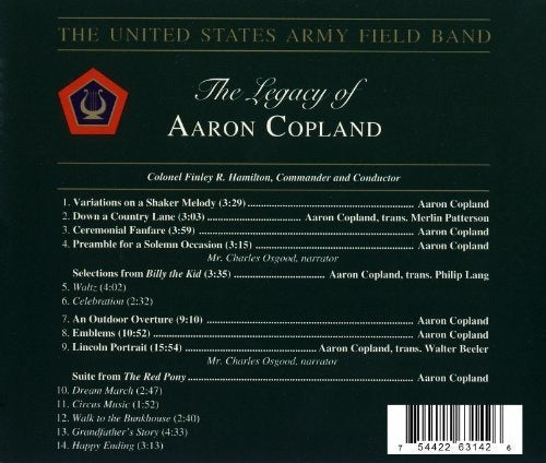 El Legado De Aaron Copland  Emblemas cd