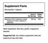 Swanson Triple Magnesium Complex Absorption Support Bone And