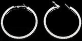 Pendientes De Aro De Plata Chapada Con Diamantes