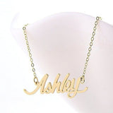 Collar De Nombre De Carrie Chapado En Oro