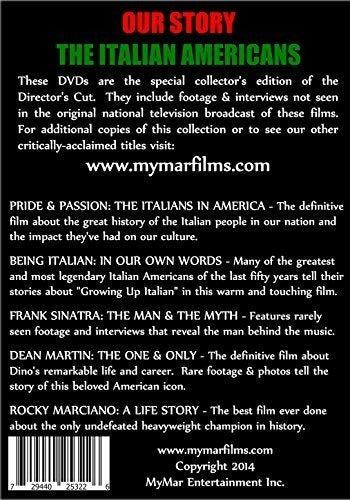 Nuestra Historia Los Italoamericanos  Colección 5 Dvd