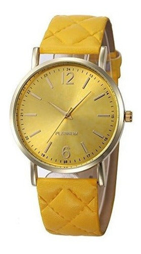 Yunanwa 10 Pack Mujeres Hombres Relojes De Platino Unisex