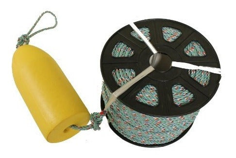 Kufa 400 'cuerda Con Plomo Y 11' 'combo Flotador Amarillo