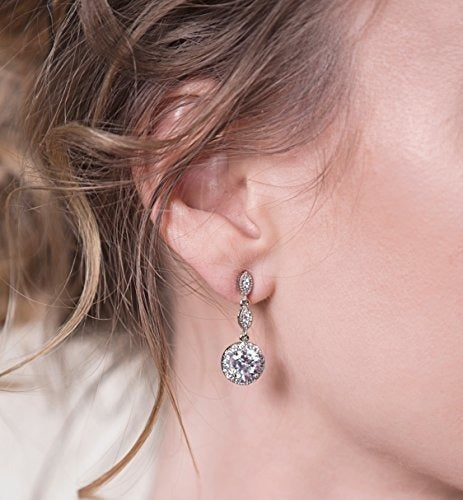 Pendientes De La Boda De Las Damas De Honor En Plata