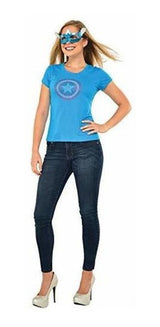 Camiseta  de imitación para mujer Capitán América