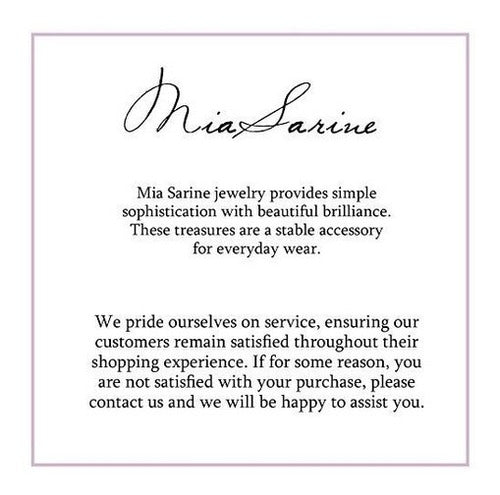 Mia Sarine Plata De Ley Con Baño De Rodio 1 3/8 Cttw Aretes
