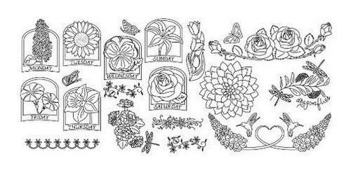 Kit De Libro De Patrones De Transferencia De Bordado