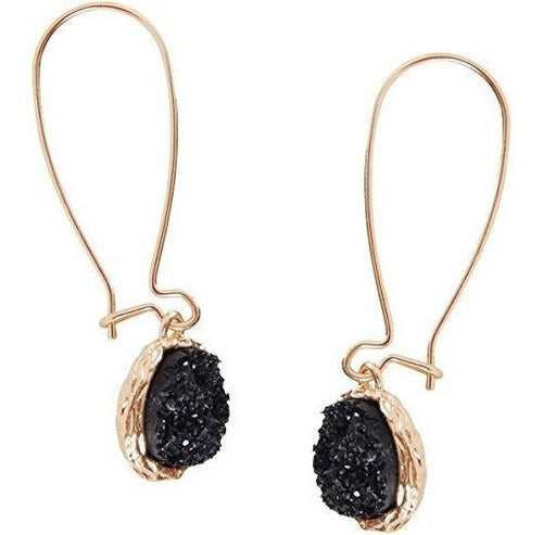 Pendientes de aros colgantes de gota para mujer