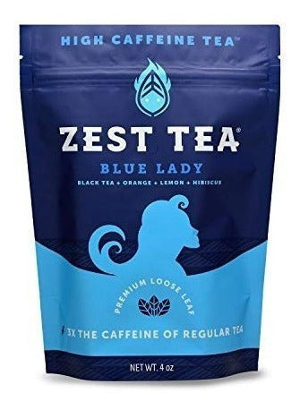 Zest Tea Energy Blends: Blue Lady Black Flavor