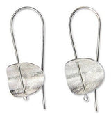 Novica Acabado Satinado Cepillado Redondo 925 Pendientes