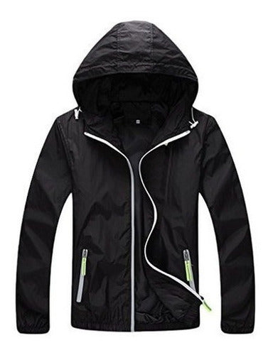 Chaqueta Cortavientos Ligera Para Mujer Con Protección Uv