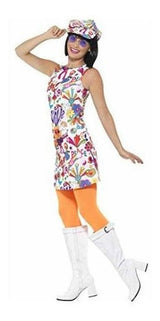 Disfraz De Pollito Groovy Para Mujer De Smiffys, Multi