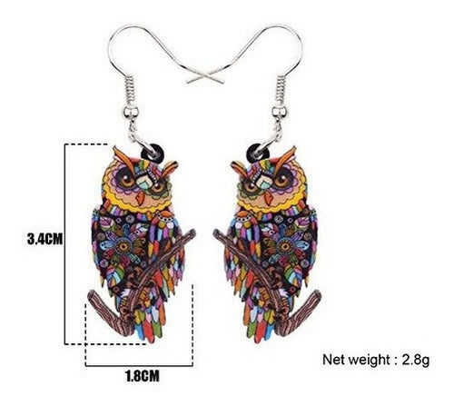 Pendientes Acrílico Arte tematico