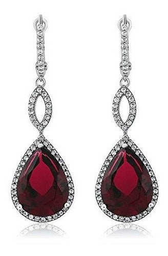 Pendientes Colgantes De Plata De Ley 925 De 19.45