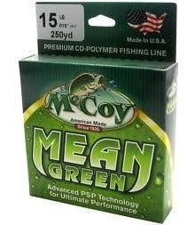 Línea De Pesca Mccoy, Mean Green, 250 Yardas / 12 Libras