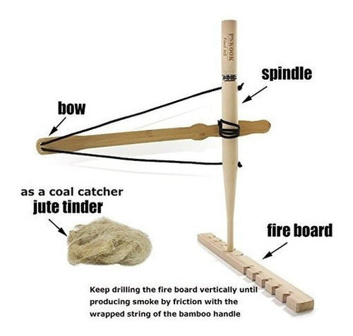 Kit de broca para arco de madera para principiantes