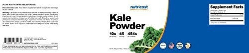 Nutricost Kale Powder 1lb  Totalmente Natural Sin Ogm