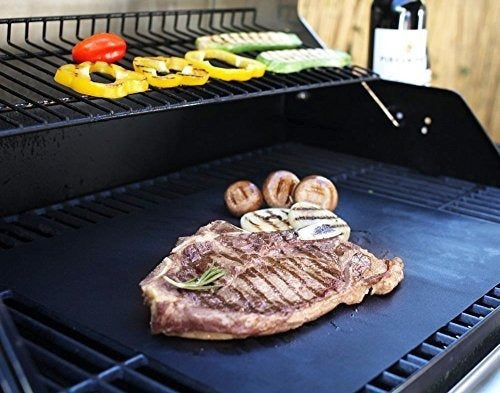 Barbacoa Estera Para Sábanas De Parrilla, 100% Antiadherente