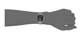 Reloj De Pulsera De Malla Plateada Y Azul Amatista