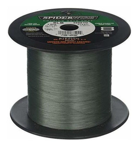 Spiderwire Scsm50g Cebo De Pesca Sigiloso Liso, Verde Musgo